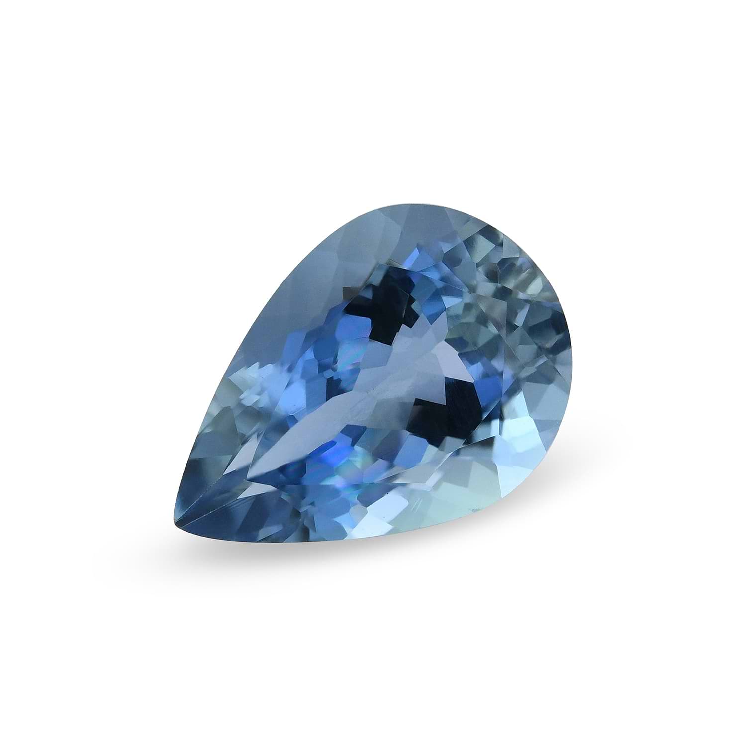 1.66 Carat AFRICAN Pear Aquamarine GFCO