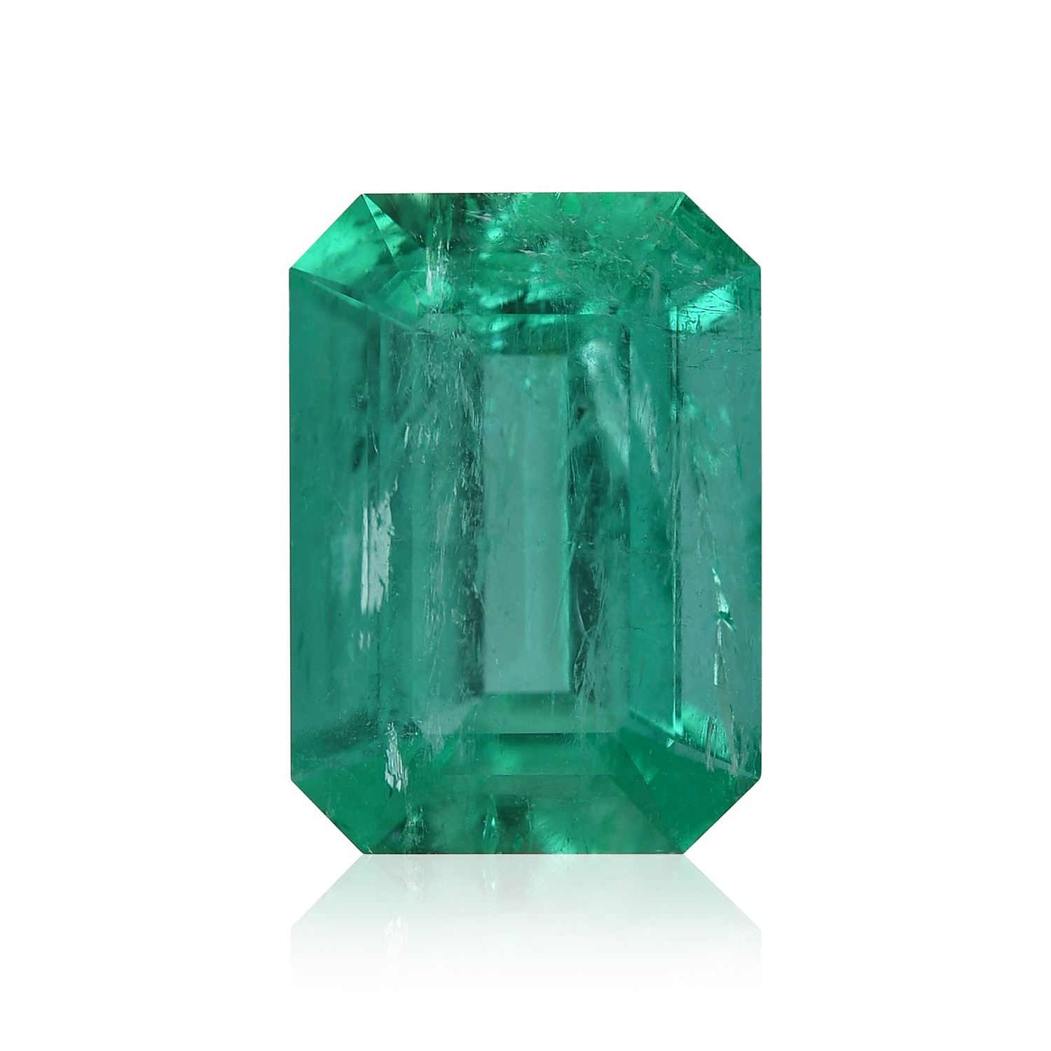 2.89 Carat Green COLOMBIAN Emerald Emerald CD