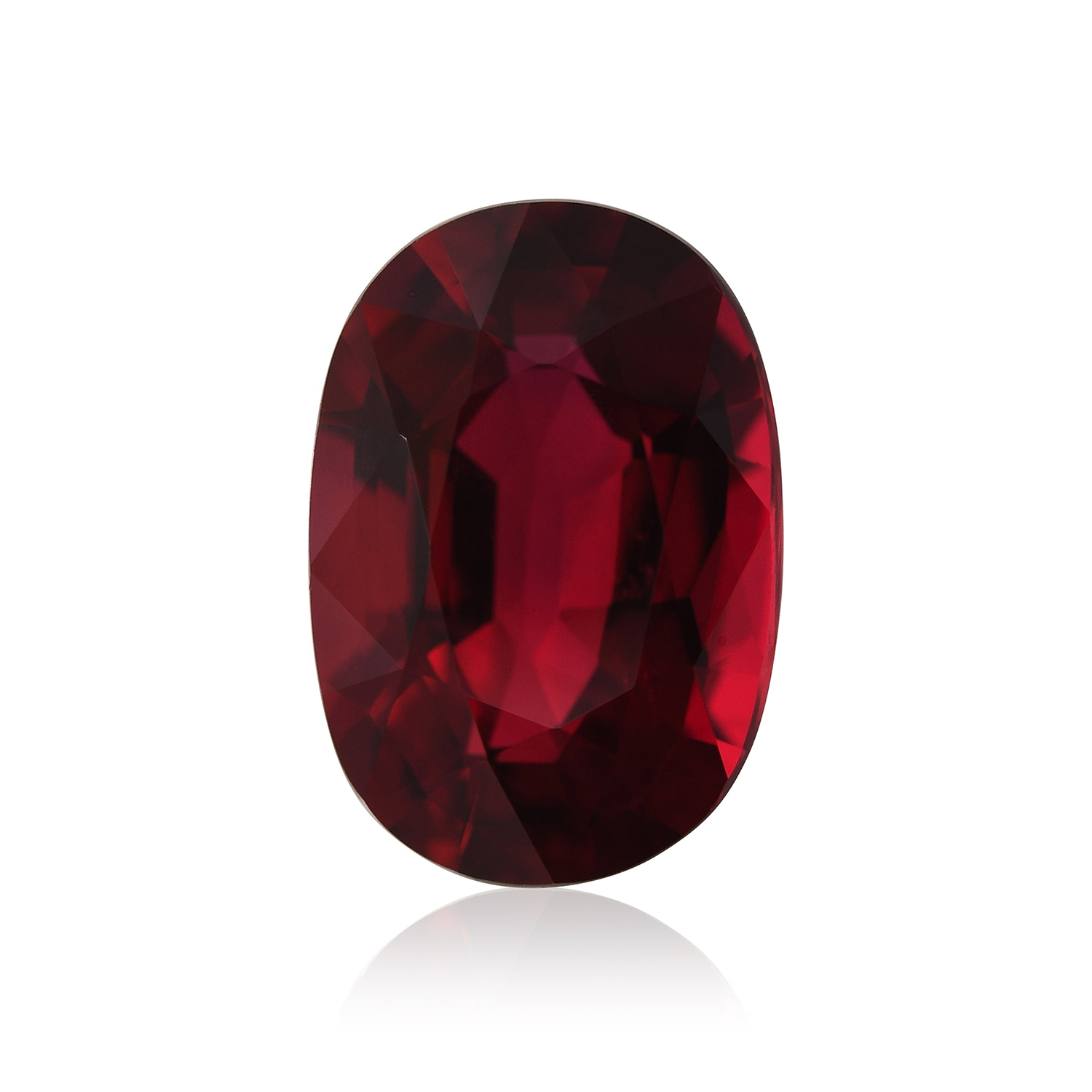 4.00 Carat Red MOZAMBICAN Oval Ruby GRS