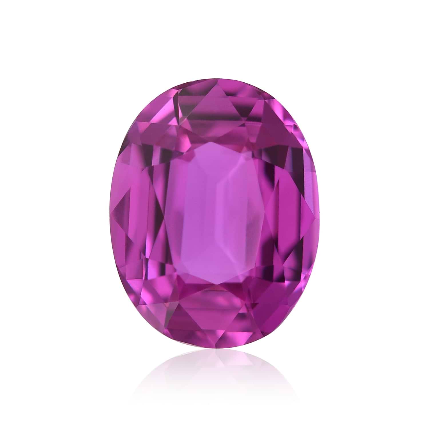 3.02 Carat Pink MADAGASCAR Oval Sapphire SSEF