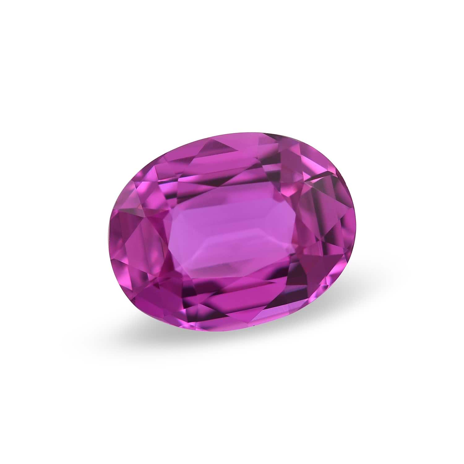 3.02 Carat Pink MADAGASCAR Oval Sapphire SSEF