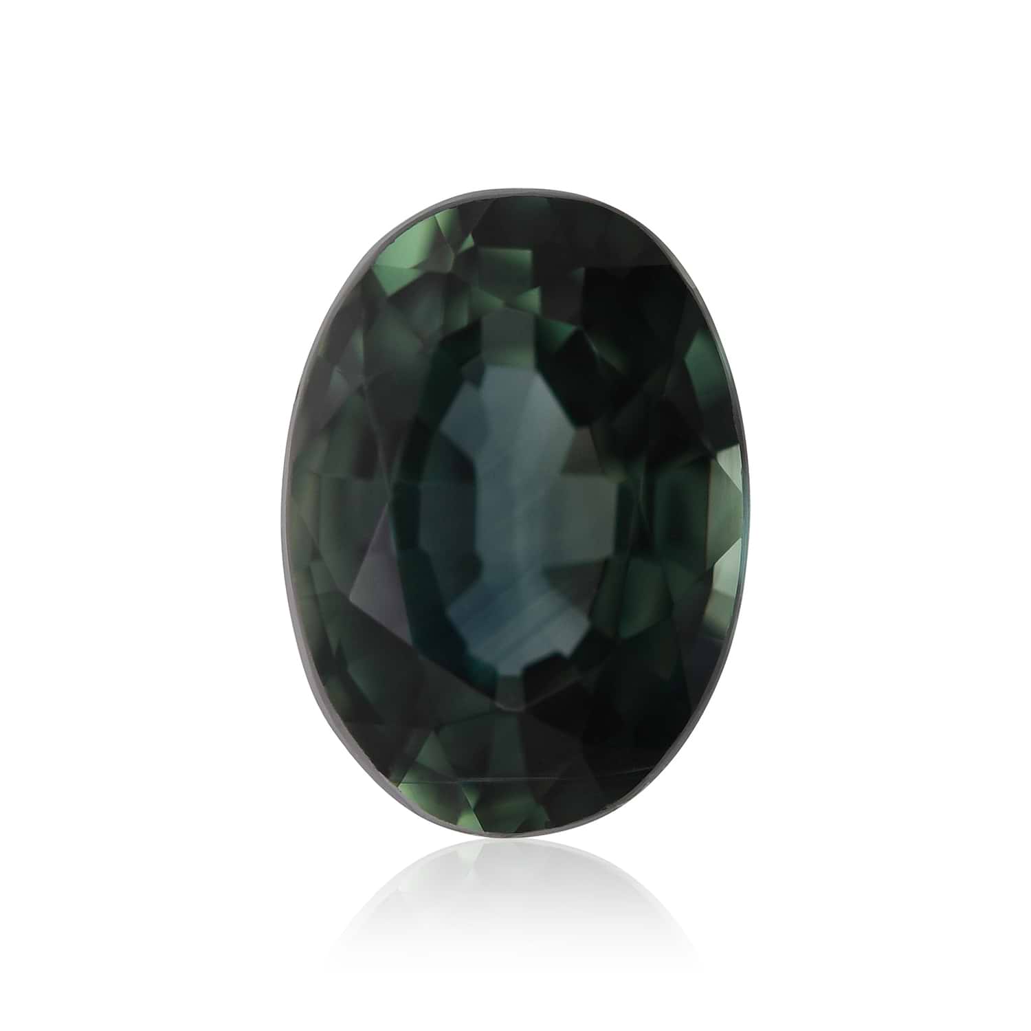 1.02 Carat Green MADAGASCAR Oval Sapphire
