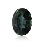 1.02 Carat Green MADAGASCAR Oval Sapphire