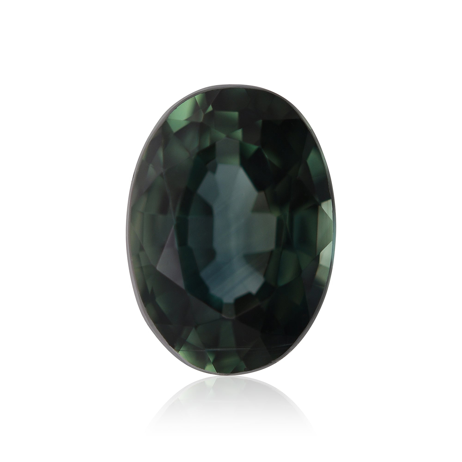 1.02 Carat Green MADAGASCAR Oval Sapphire