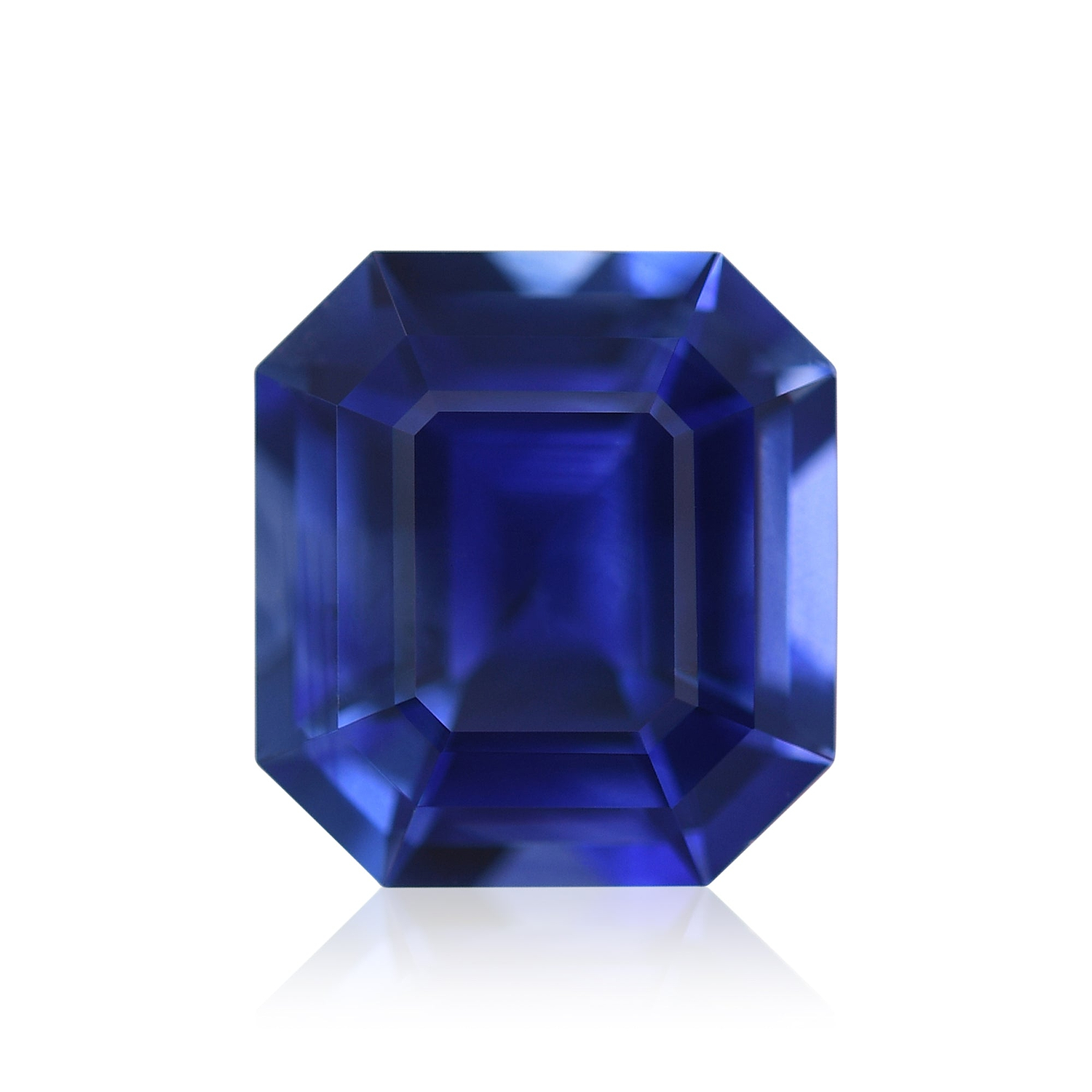 1.85 Carat Blue  Emerald Sapphire