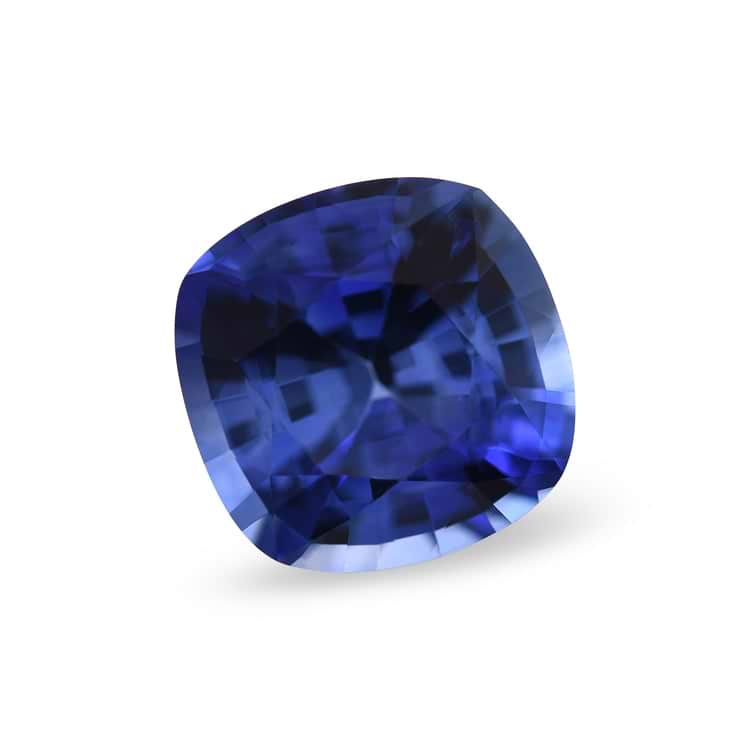1.68 Carat Blue Cushion Sapphire