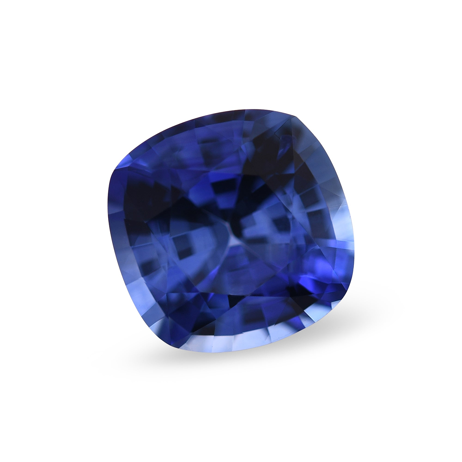 1.68 Carat Blue  Cushion Sapphire