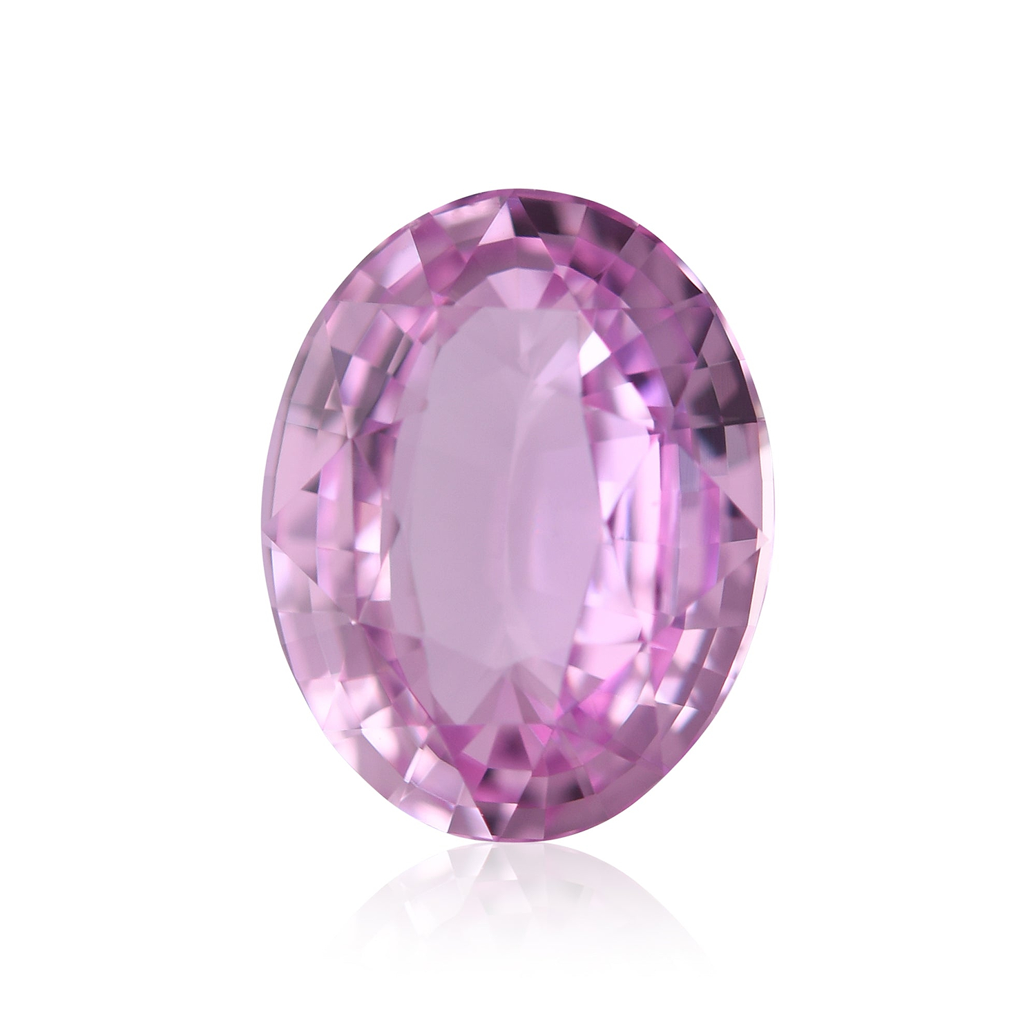 4.07 Carat Pink MADAGASCAR Oval Sapphire CD