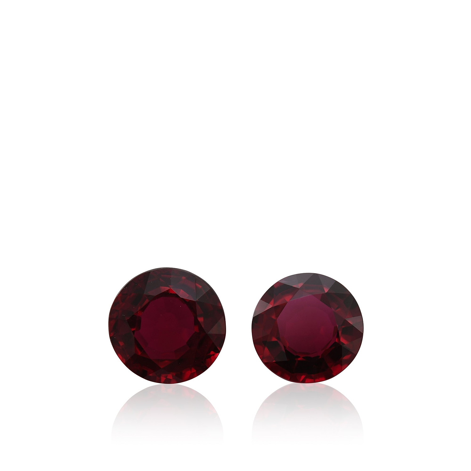 4.43 Carat Red MOZAMBICAN Round Ruby CD