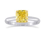 Low Profile Solitaire Diamond Ring Setting