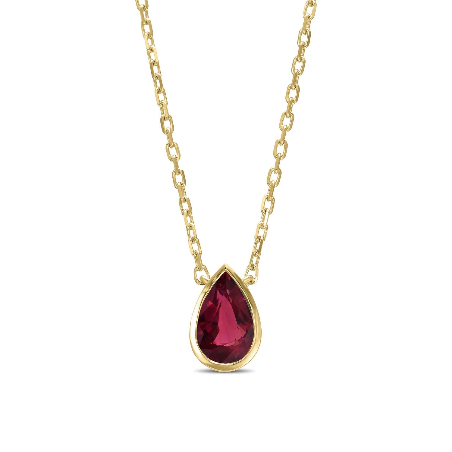 Bezel Style Solitaire Pendant Setting