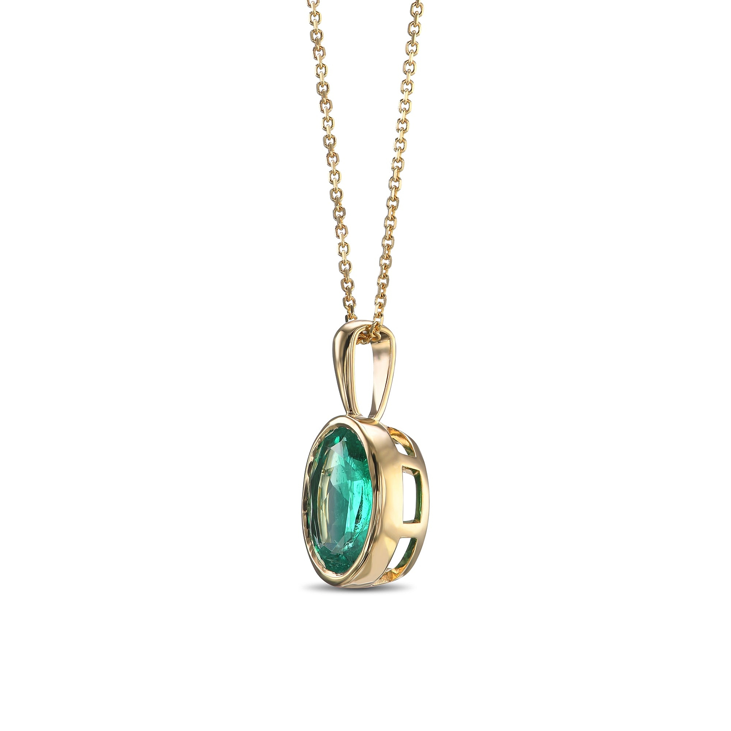 Bezel Style Pendant Setting with Bail - 2