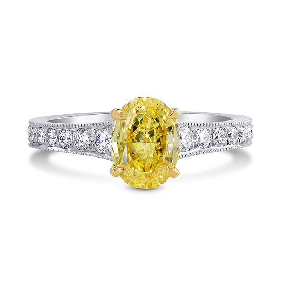 Graduated Closed Pave Diamond Side-stone Ring Setting