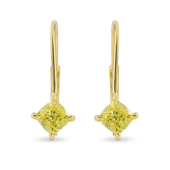 Drop Four Prong Hook Leverback Earring Settings