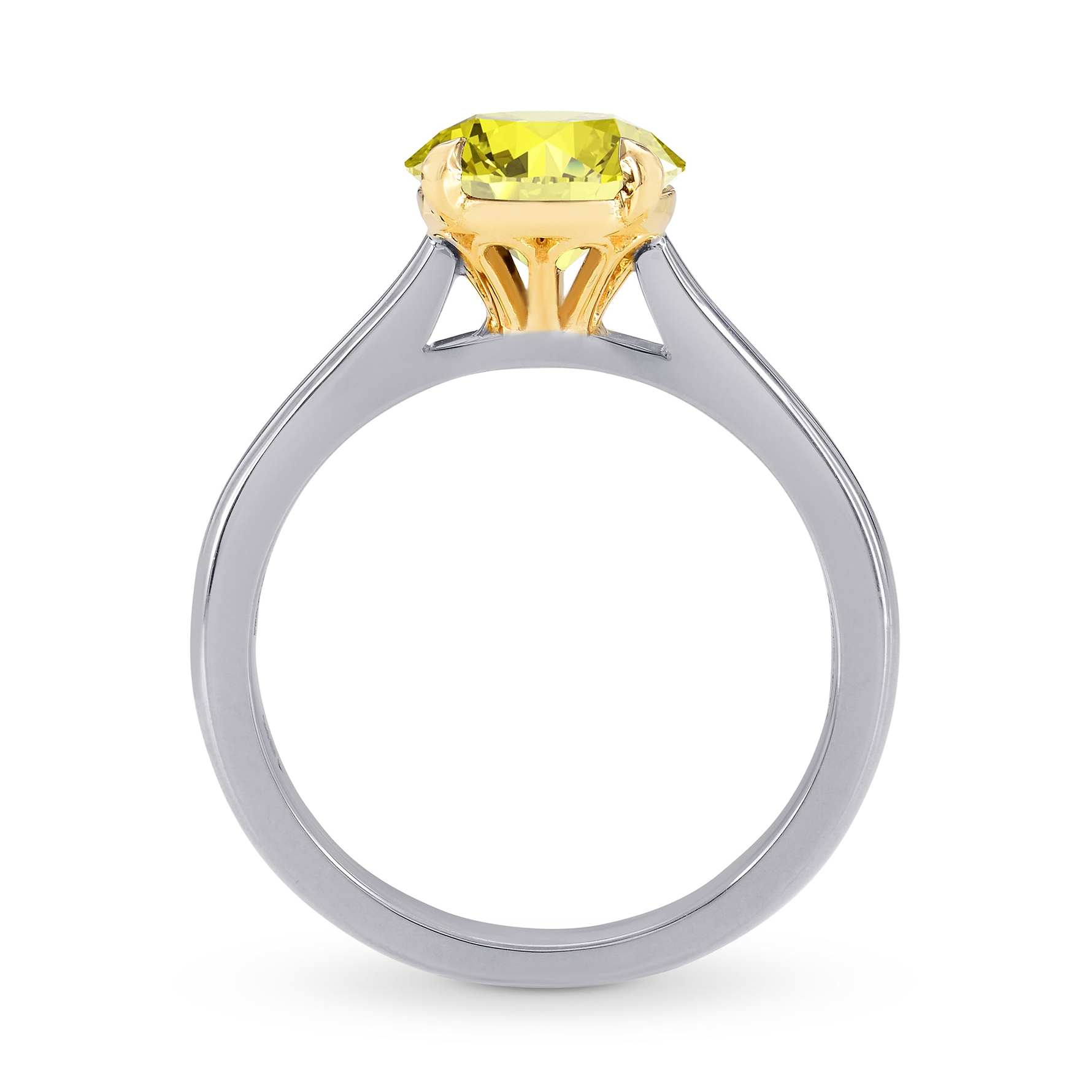 Scalloped Solitaire Diamond Ring Setting - 2