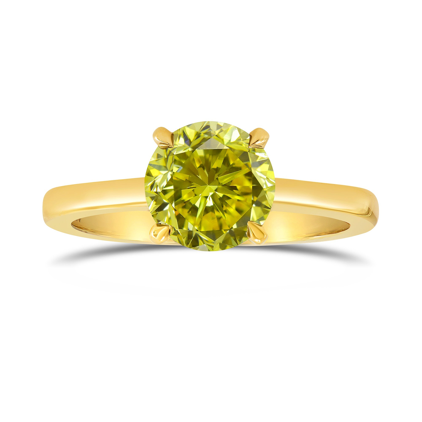 Scalloped Solitaire Diamond Ring Setting - 4