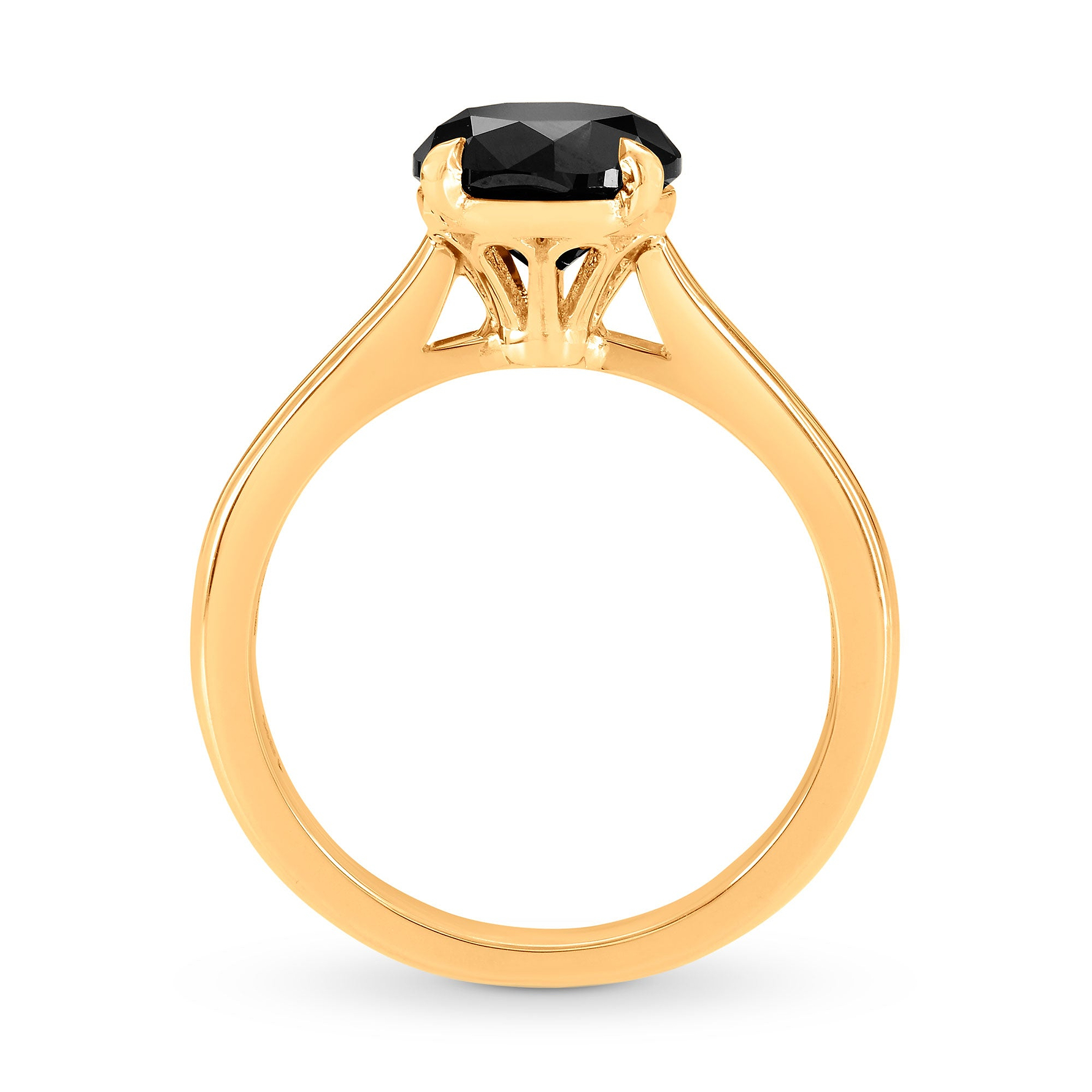 Scalloped Solitaire Diamond Ring Setting - 8
