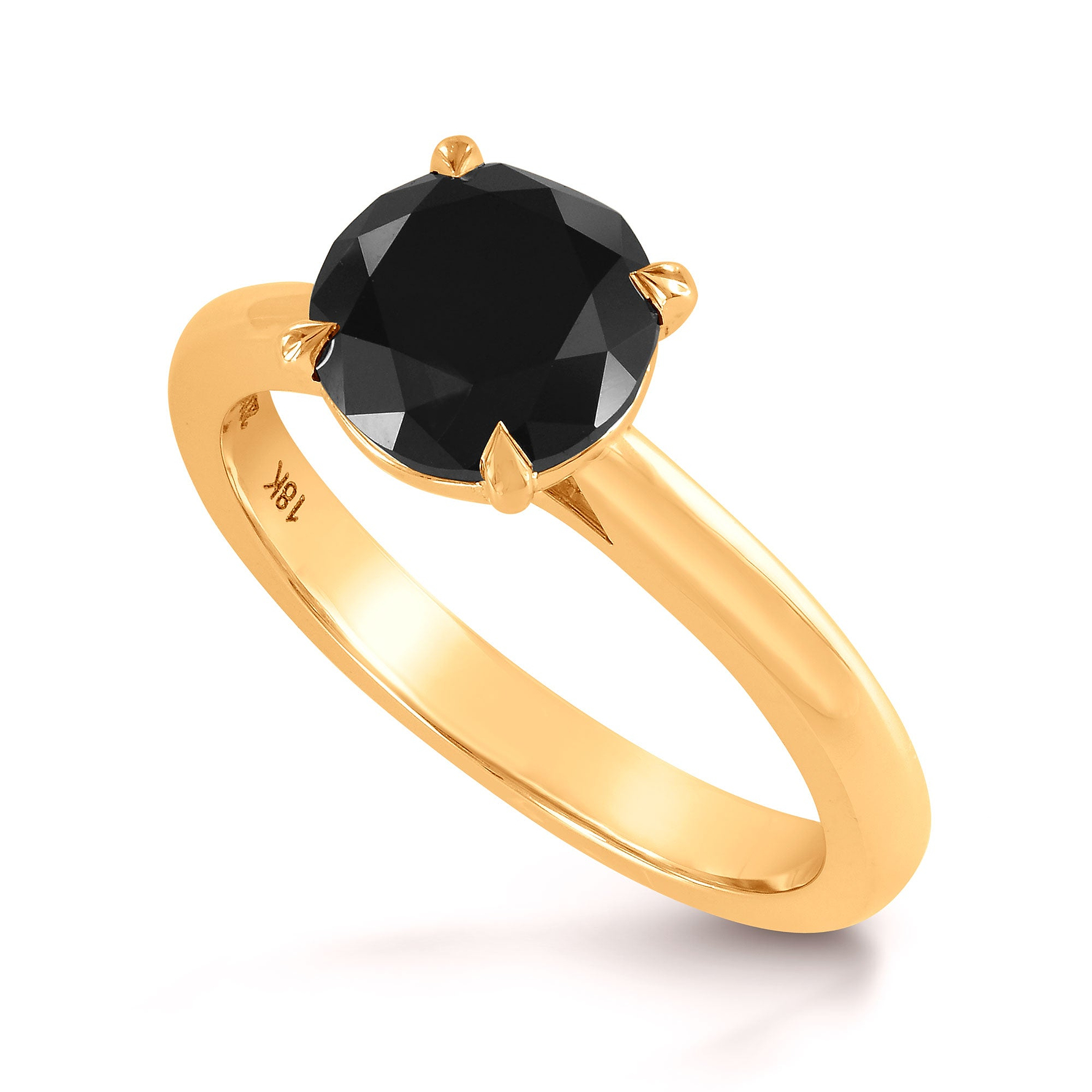 Scalloped Solitaire Diamond Ring Setting - 9