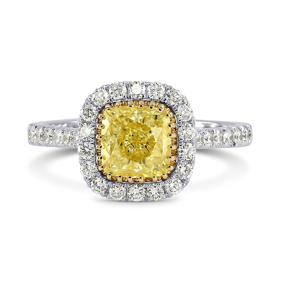 Micro-prong Halo Diamond Ring Setting