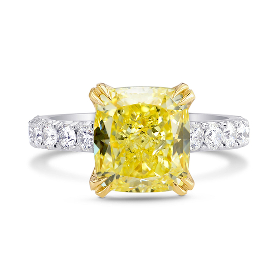 Open Pave Diamond Side-stone Ring Setting