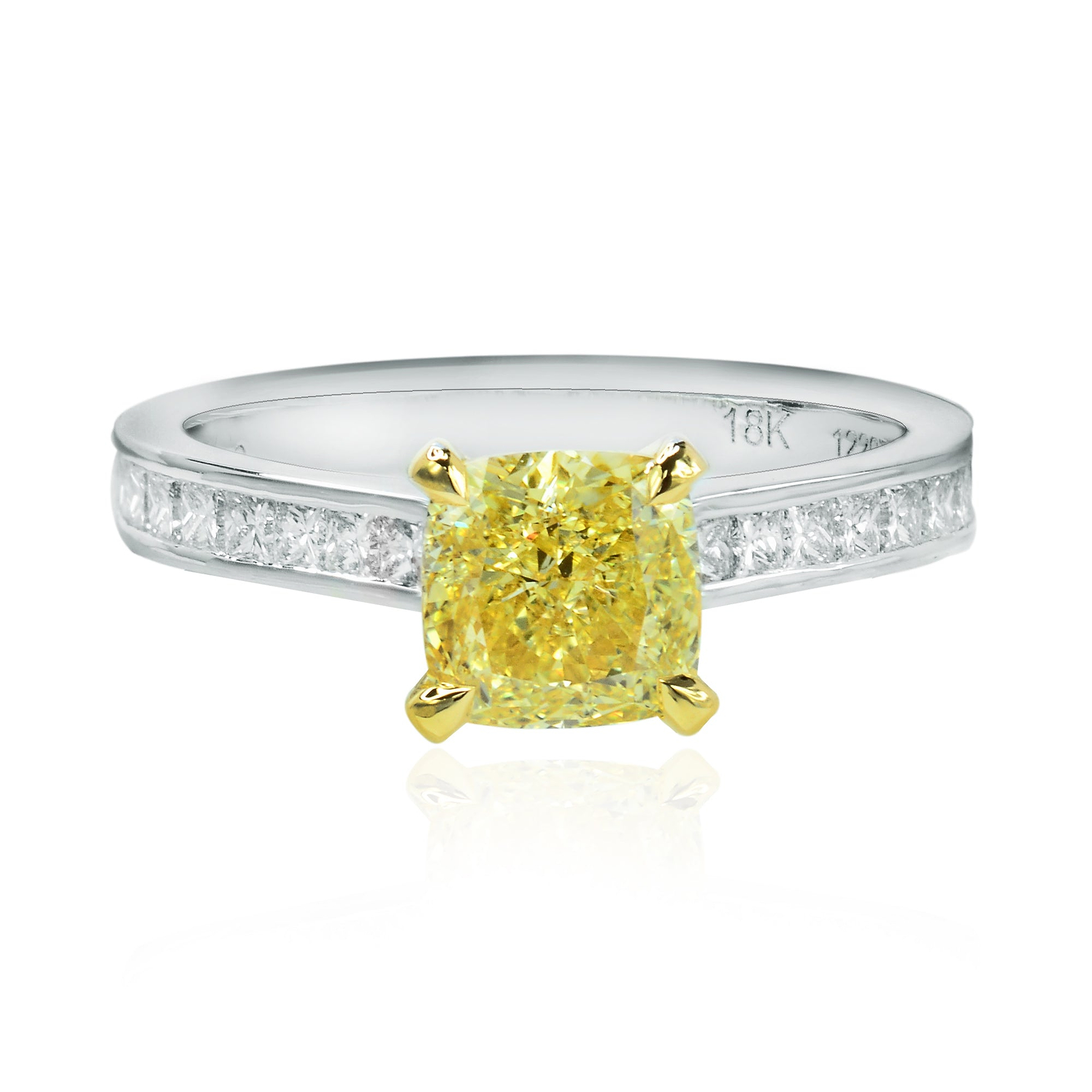 Princess Diamond Half Eternity Wedding Ring - 4