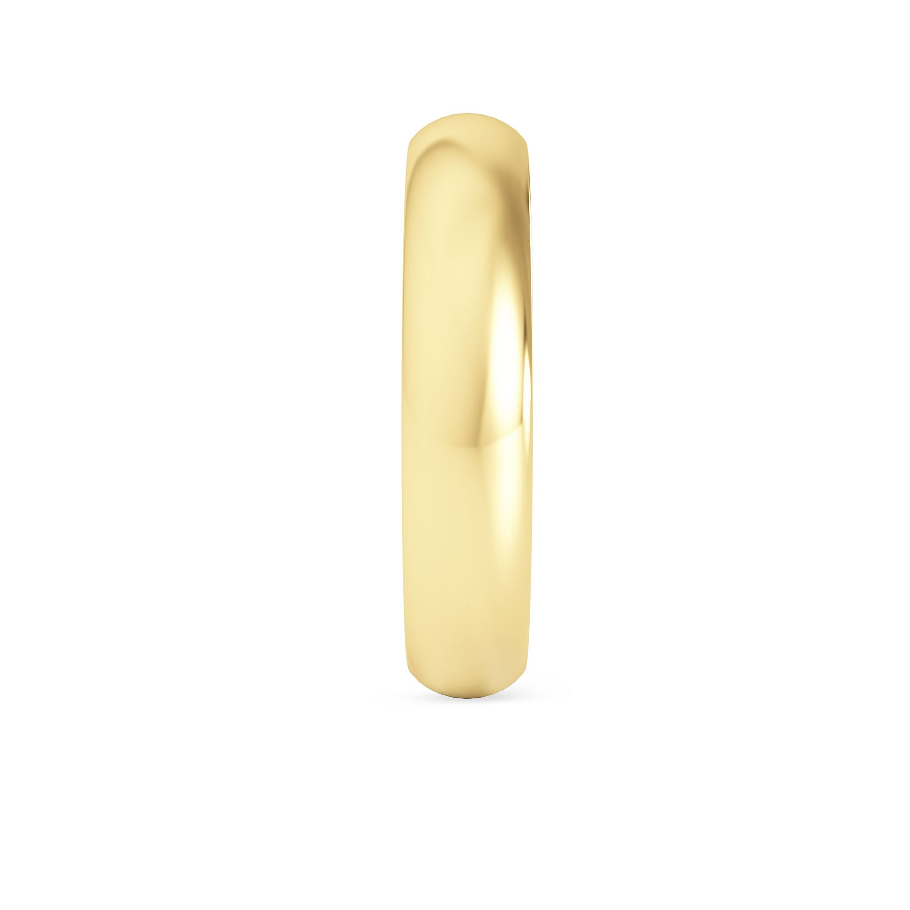 Comfort Fit Domed Wedding Band-4.0MM - 7