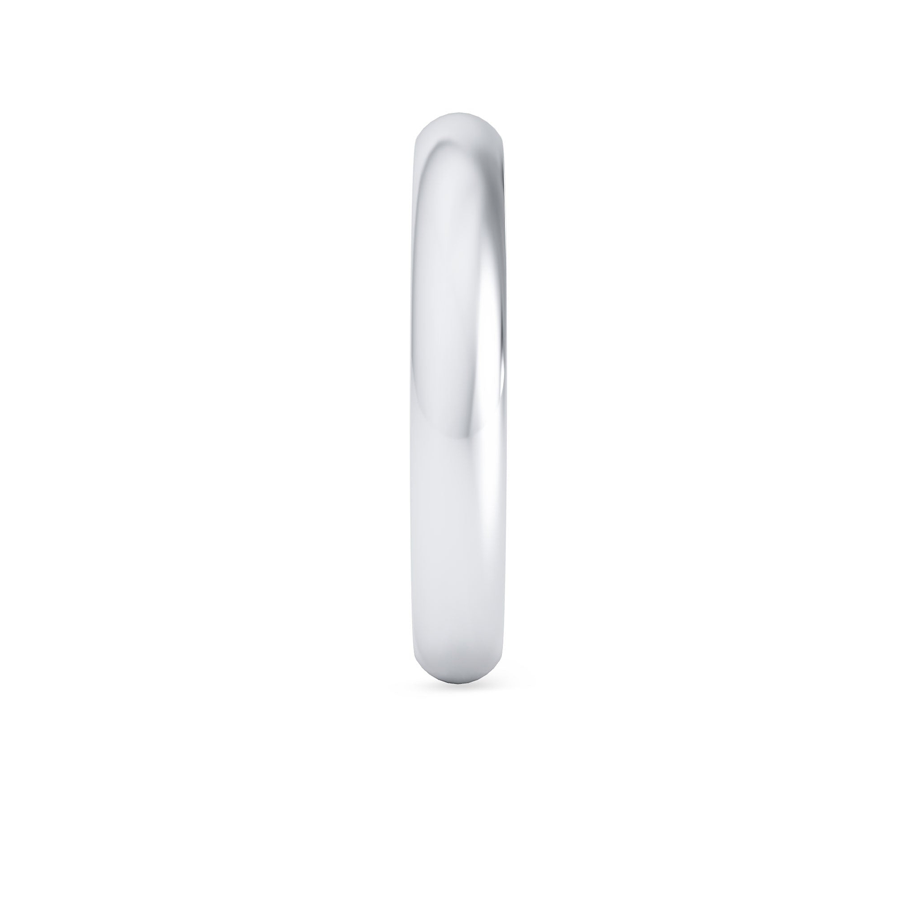 Comfort Fit Domed Wedding Band-3.0MM - 3