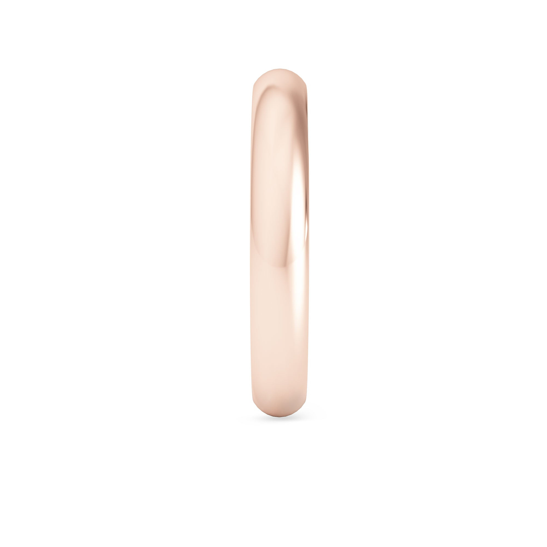 Comfort Fit Domed Wedding Band-3.0MM - 11