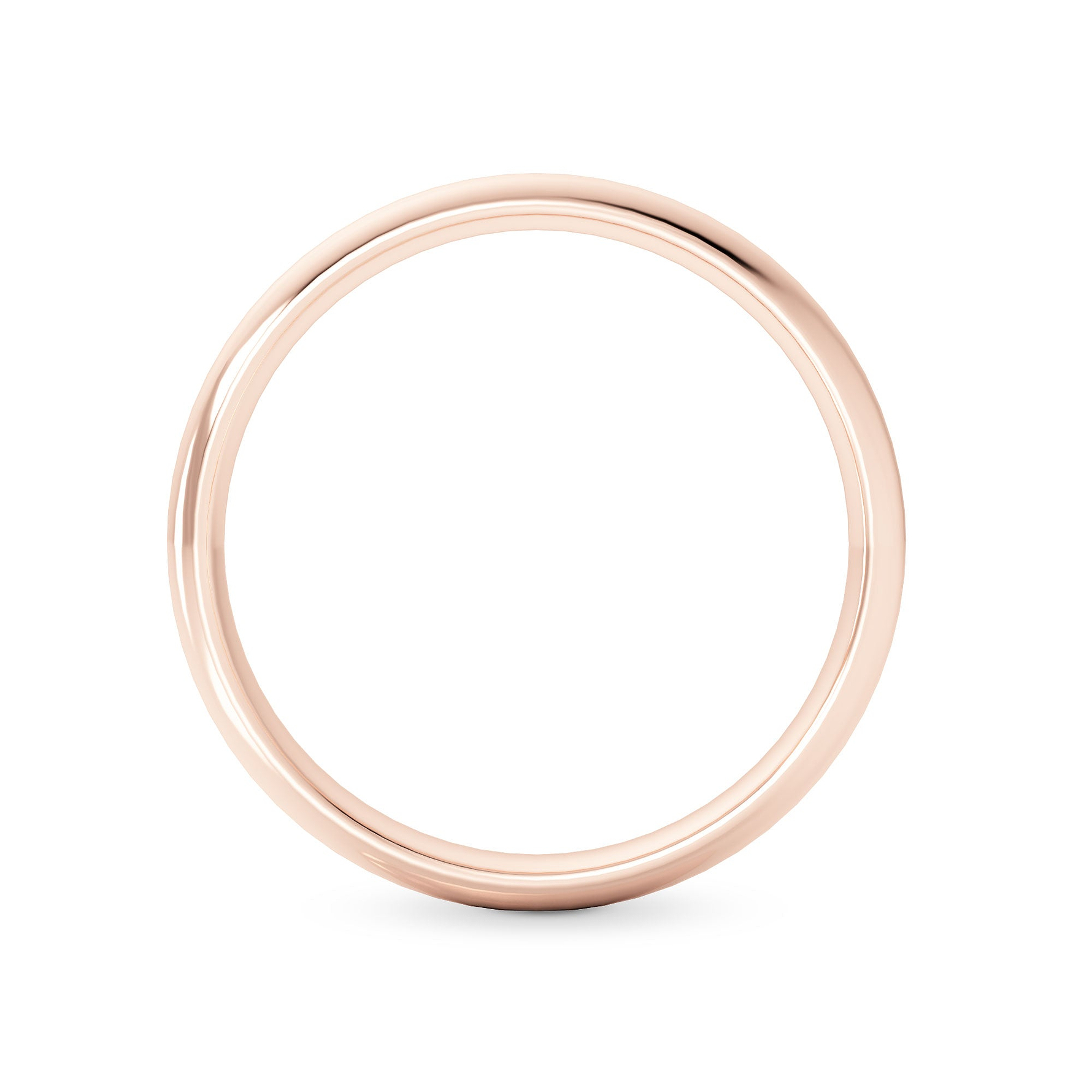 Comfort Fit Domed Wedding Band-3.0MM - 10