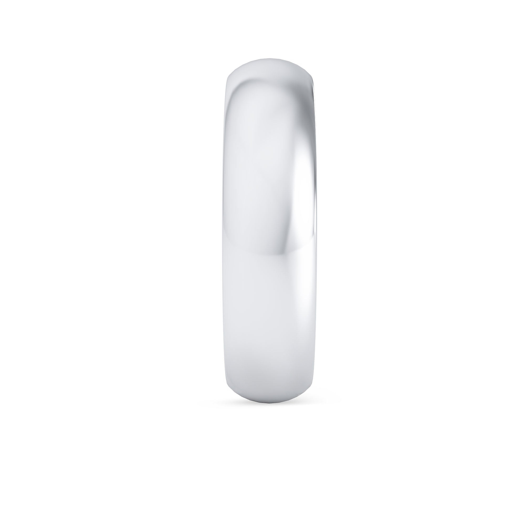 Comfort Fit Domed Wedding Band-5.0MM - 3