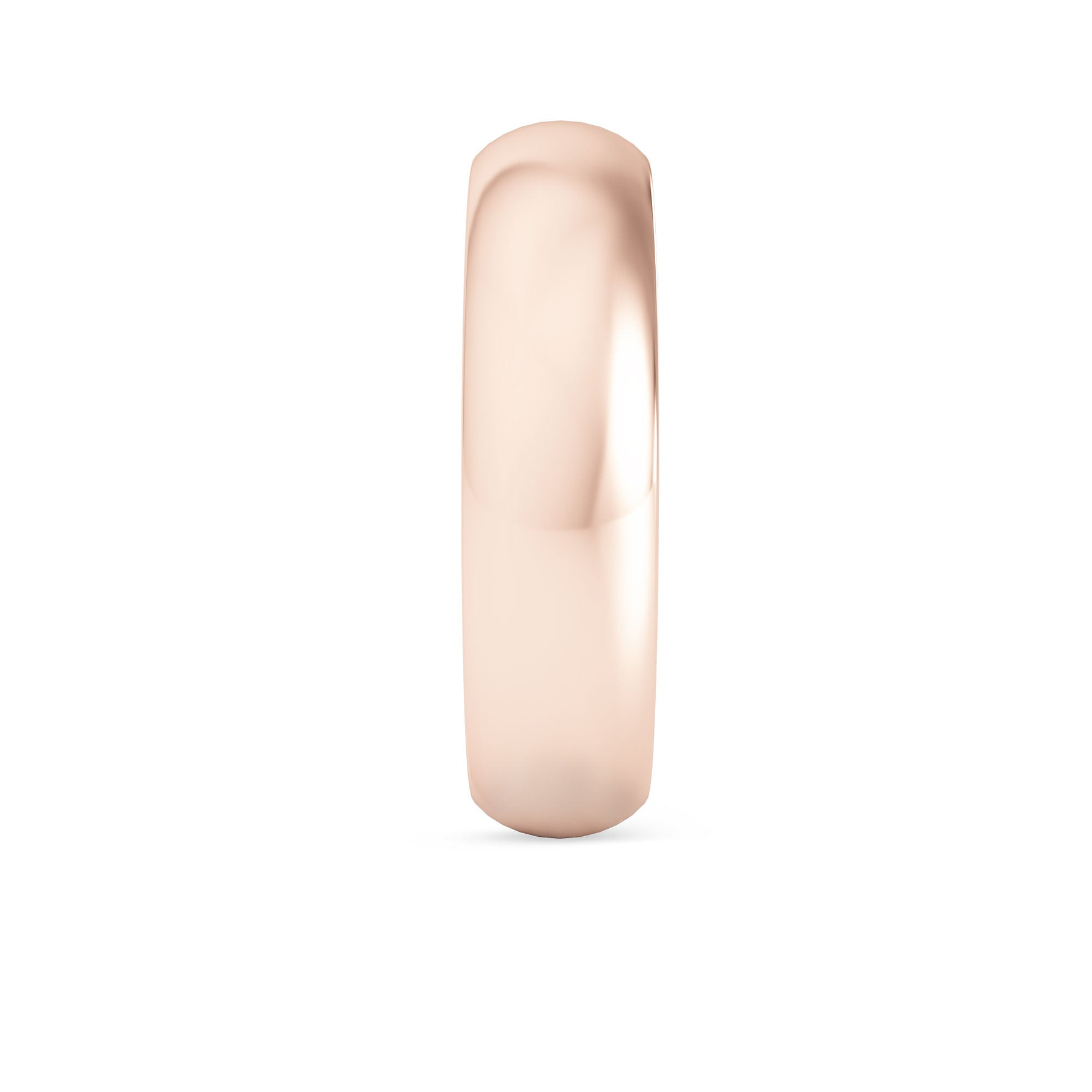 Comfort Fit Domed Wedding Band-5.0MM - 11