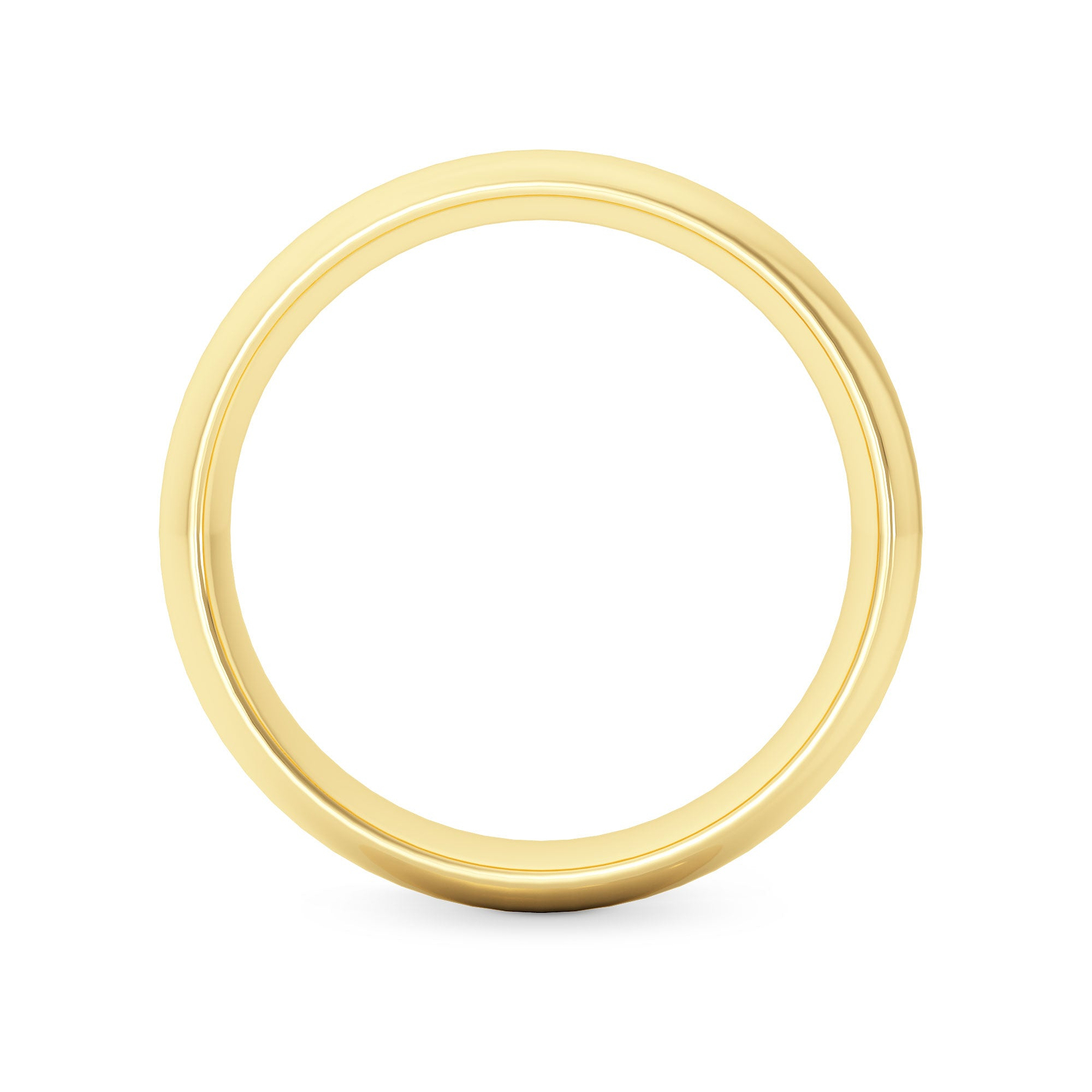 Comfort Fit Domed Wedding Band-5.0MM - 6