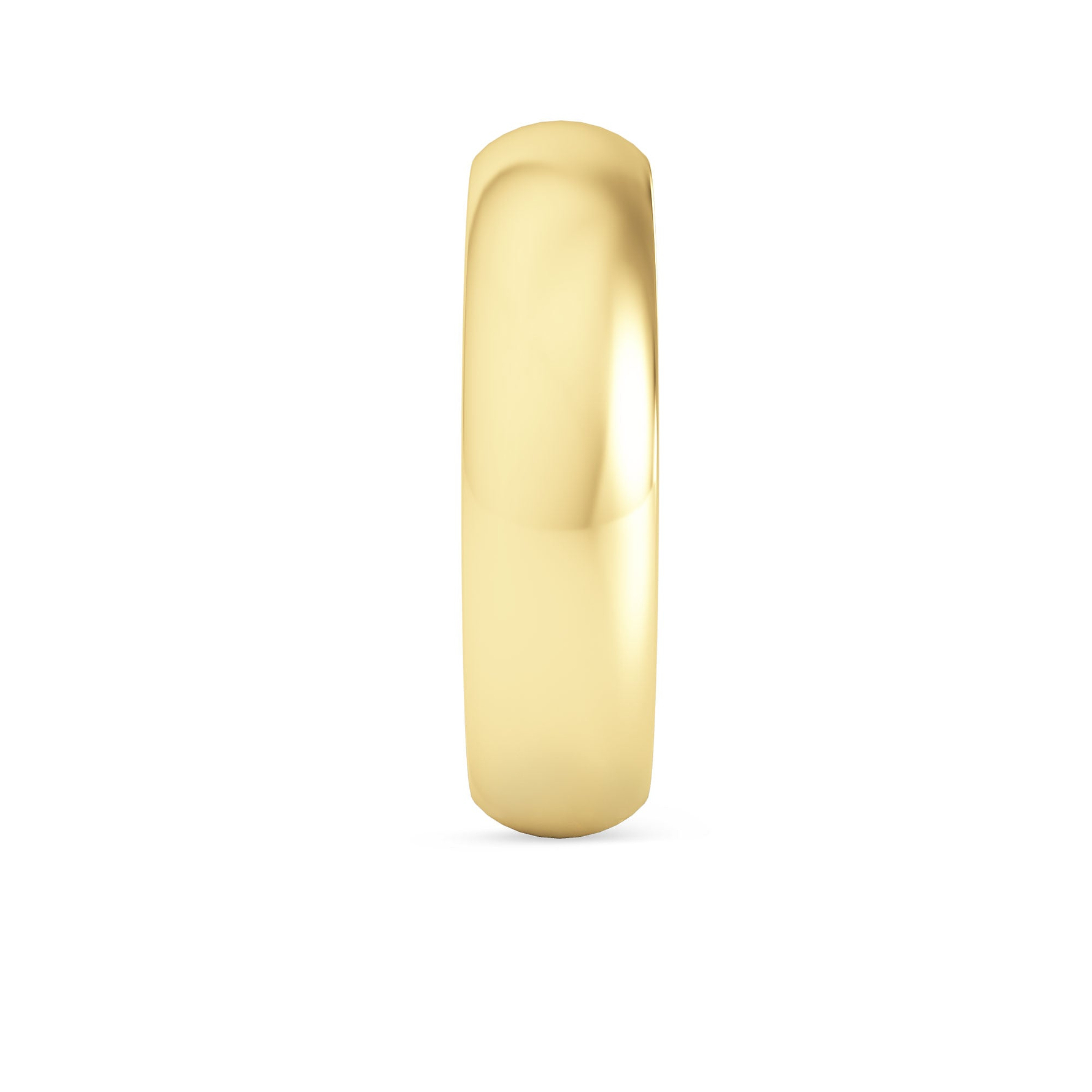 Comfort Fit Domed Wedding Band-5.0MM - 7