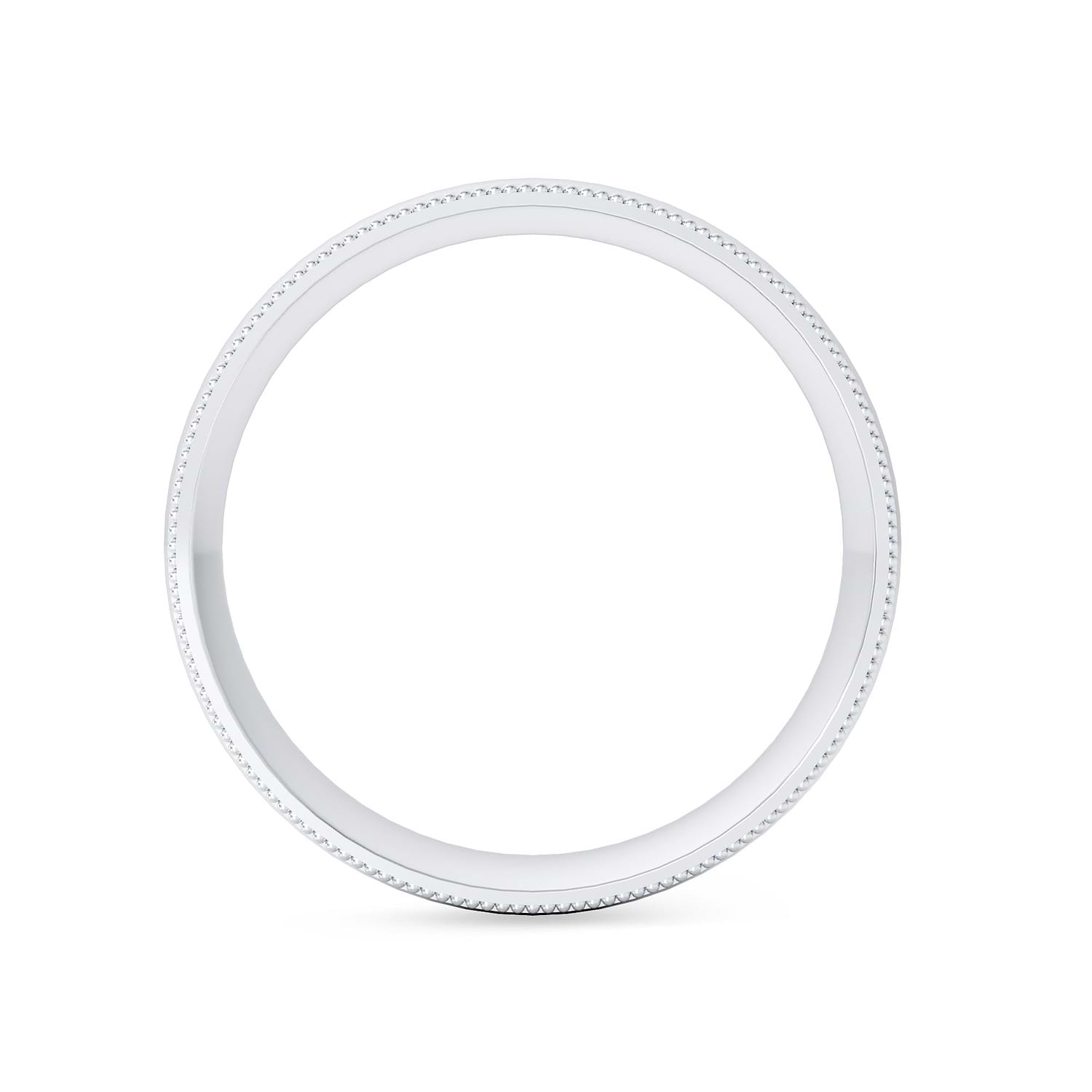 Wedding Band with Milgrain-6.0MM - 2