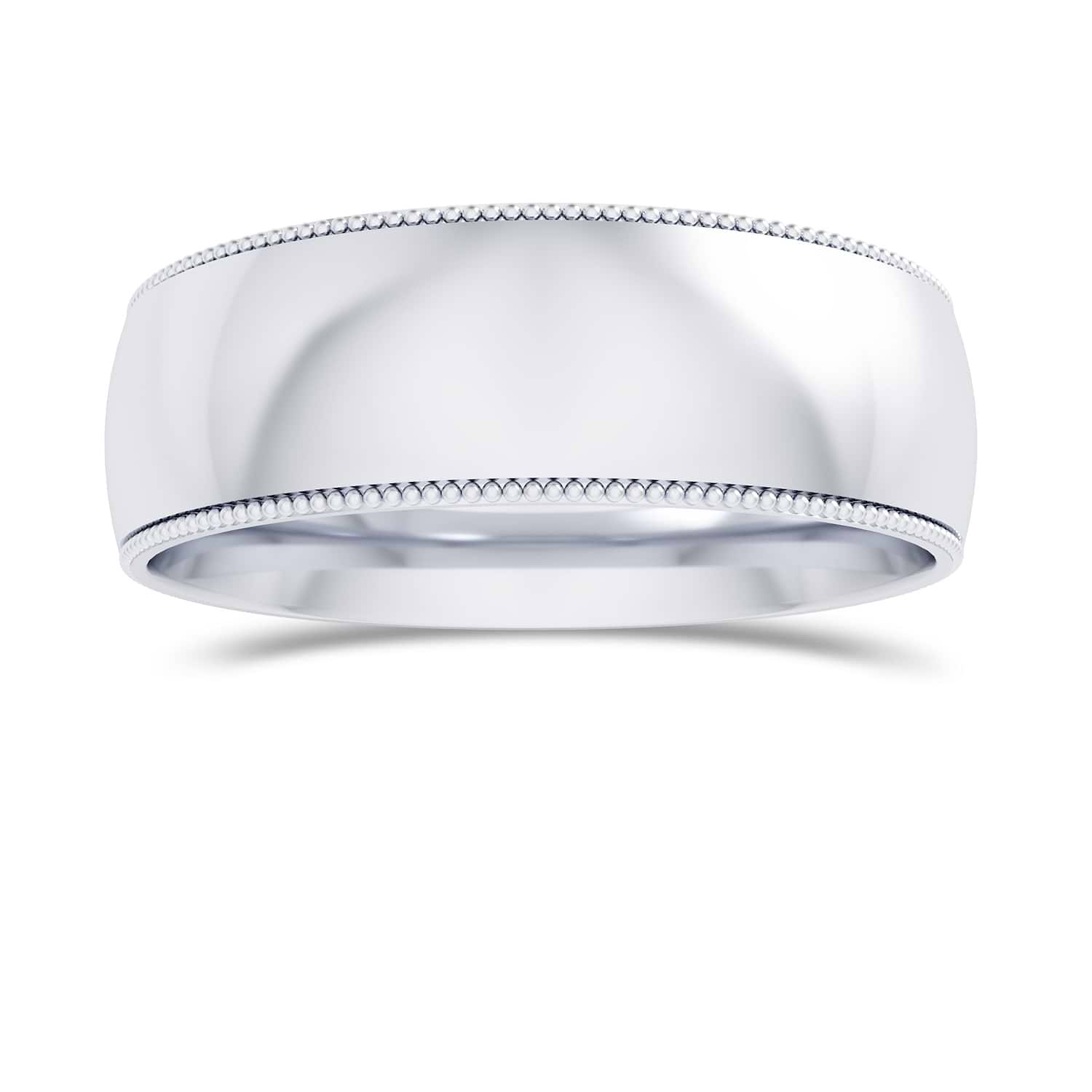 Wedding Band with Milgrain-6.0MM