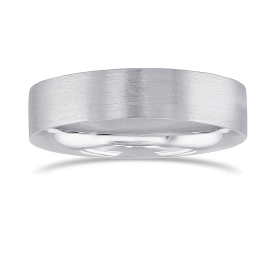 Brushed Men's Wedding Band