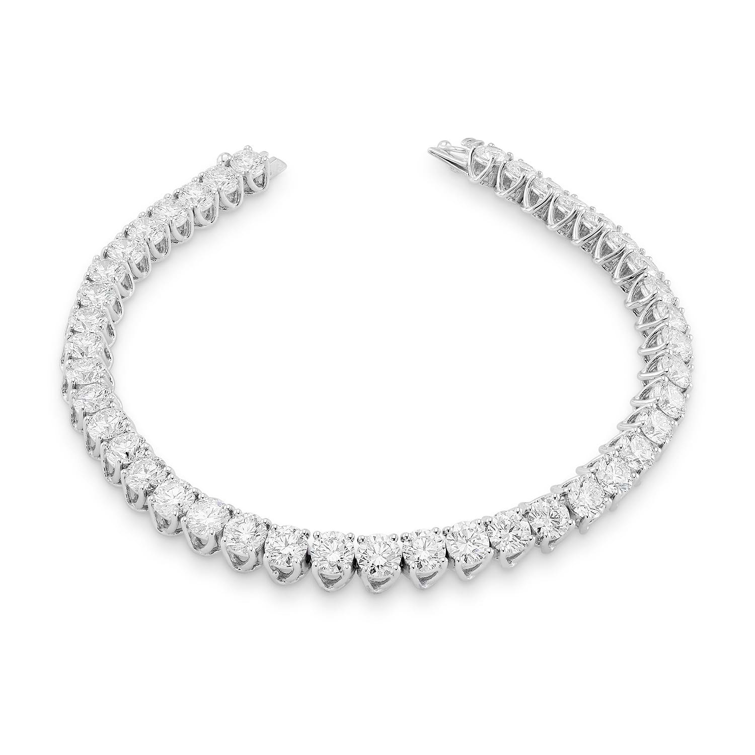 Round Brilliant Diamond Tennis Bracelet
