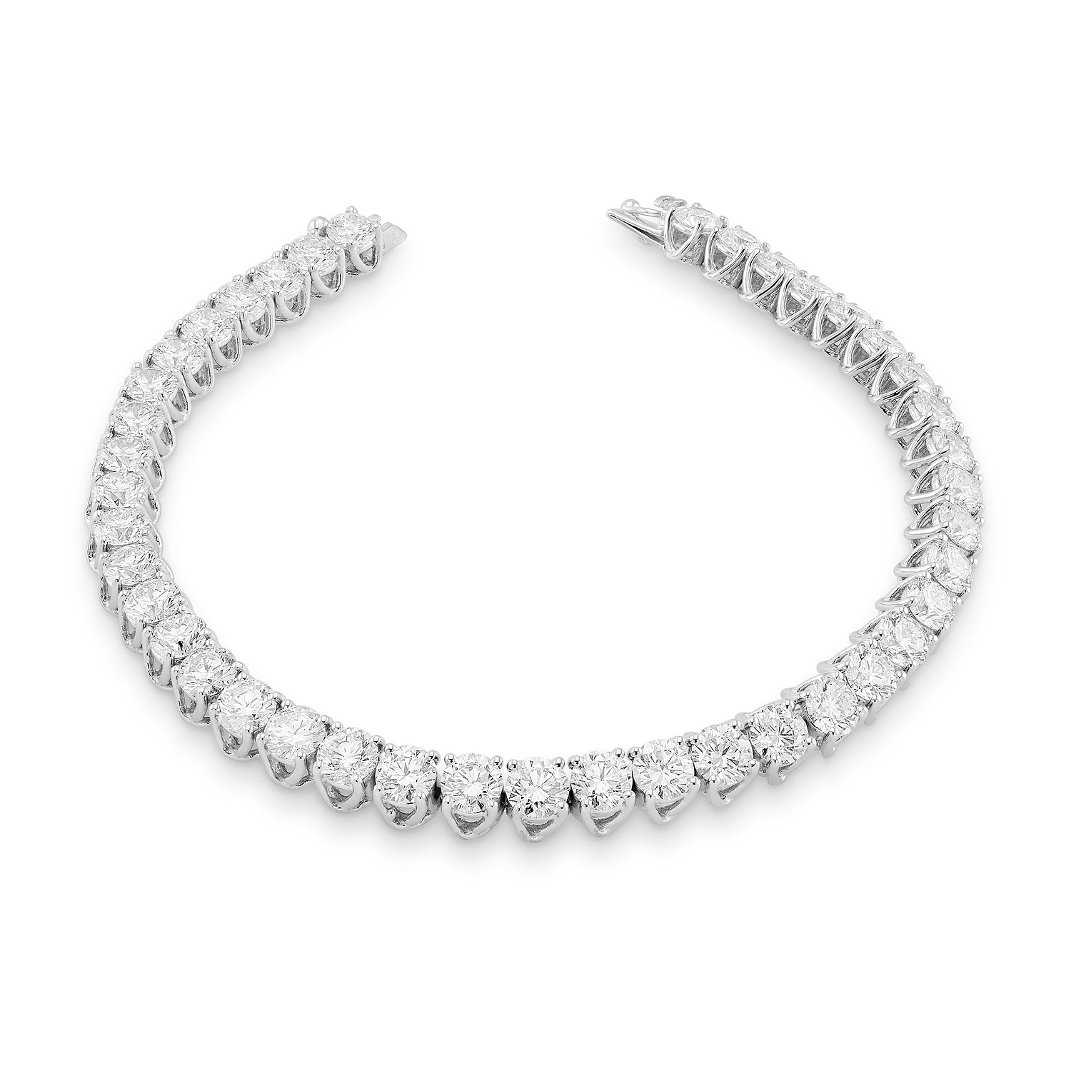 Round Brilliant Diamond Tennis Bracelet