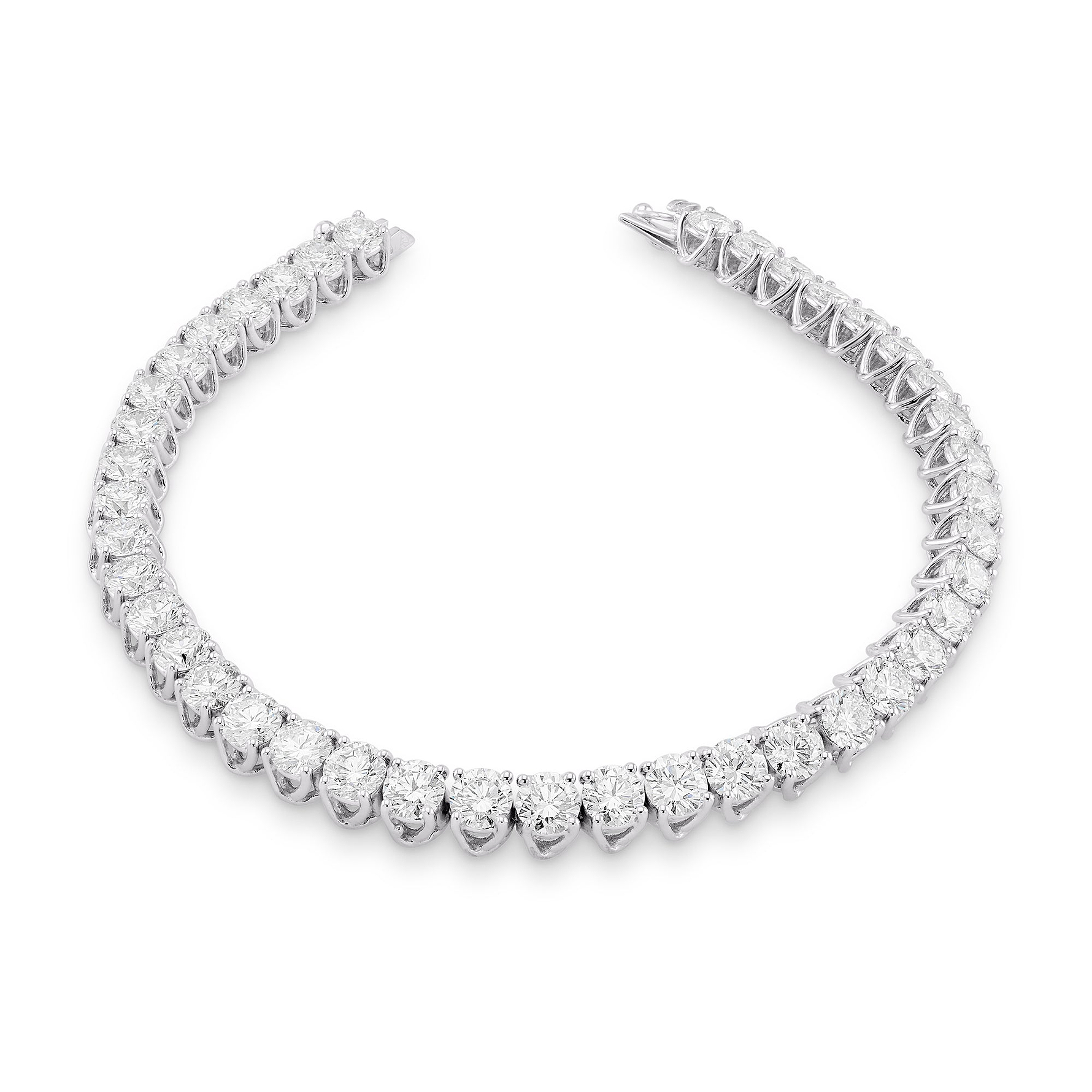Round Brilliant Diamond Tennis Bracelet