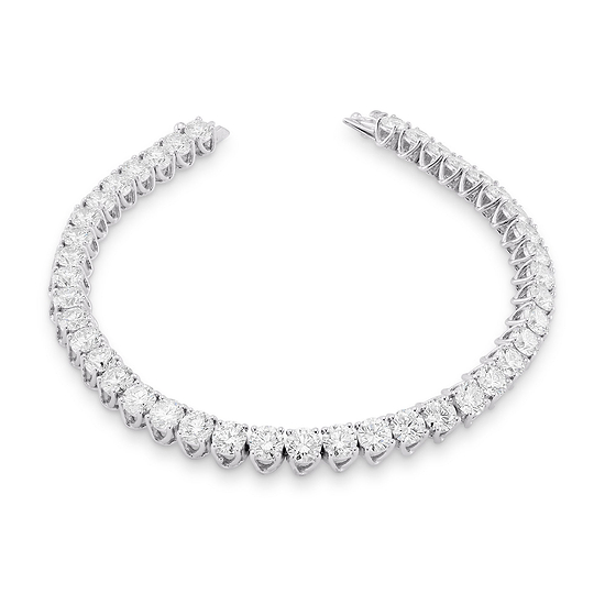 Round Brilliant Diamond Tennis Bracelet