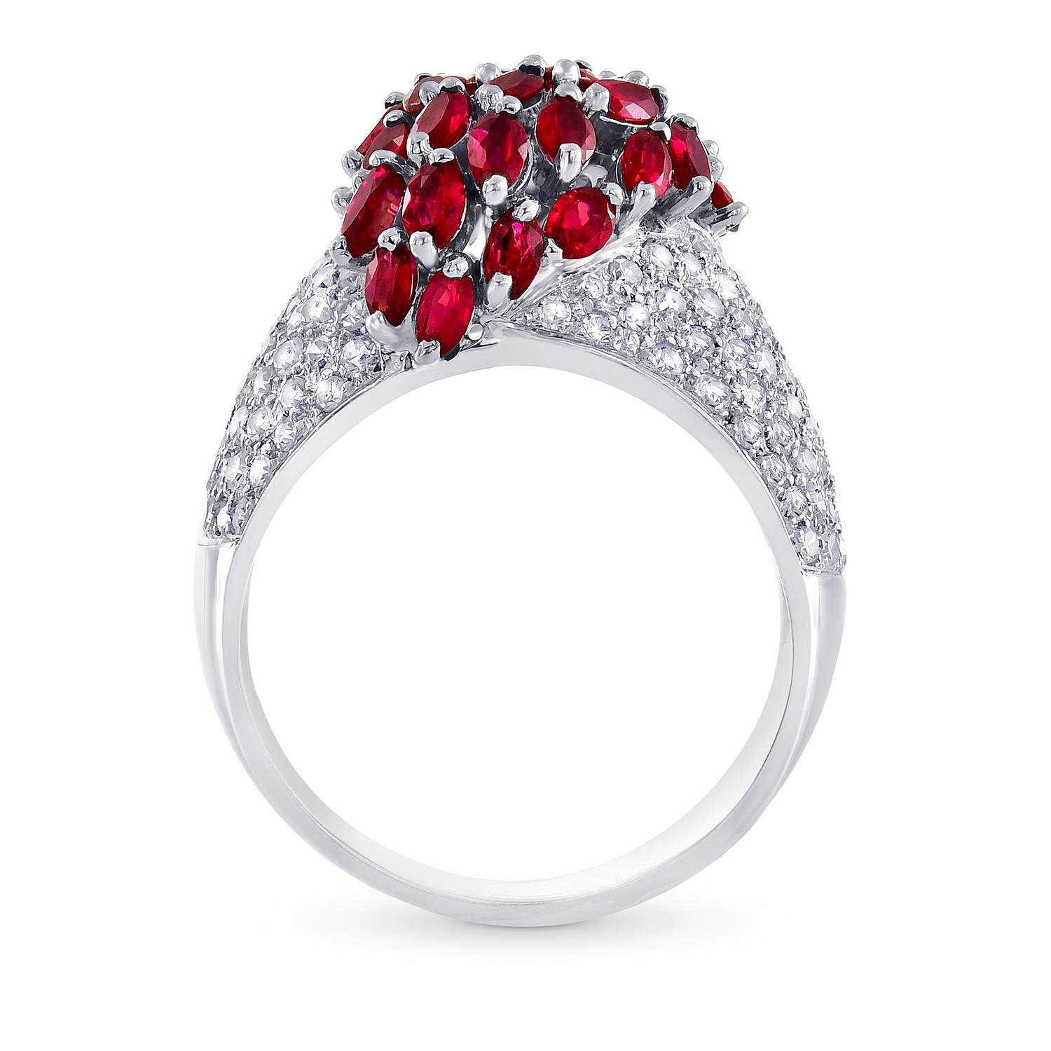 Ruby & Diamond Dress Ring - 2