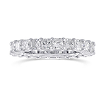 Cushion Diamond Full Eternity Band Ring