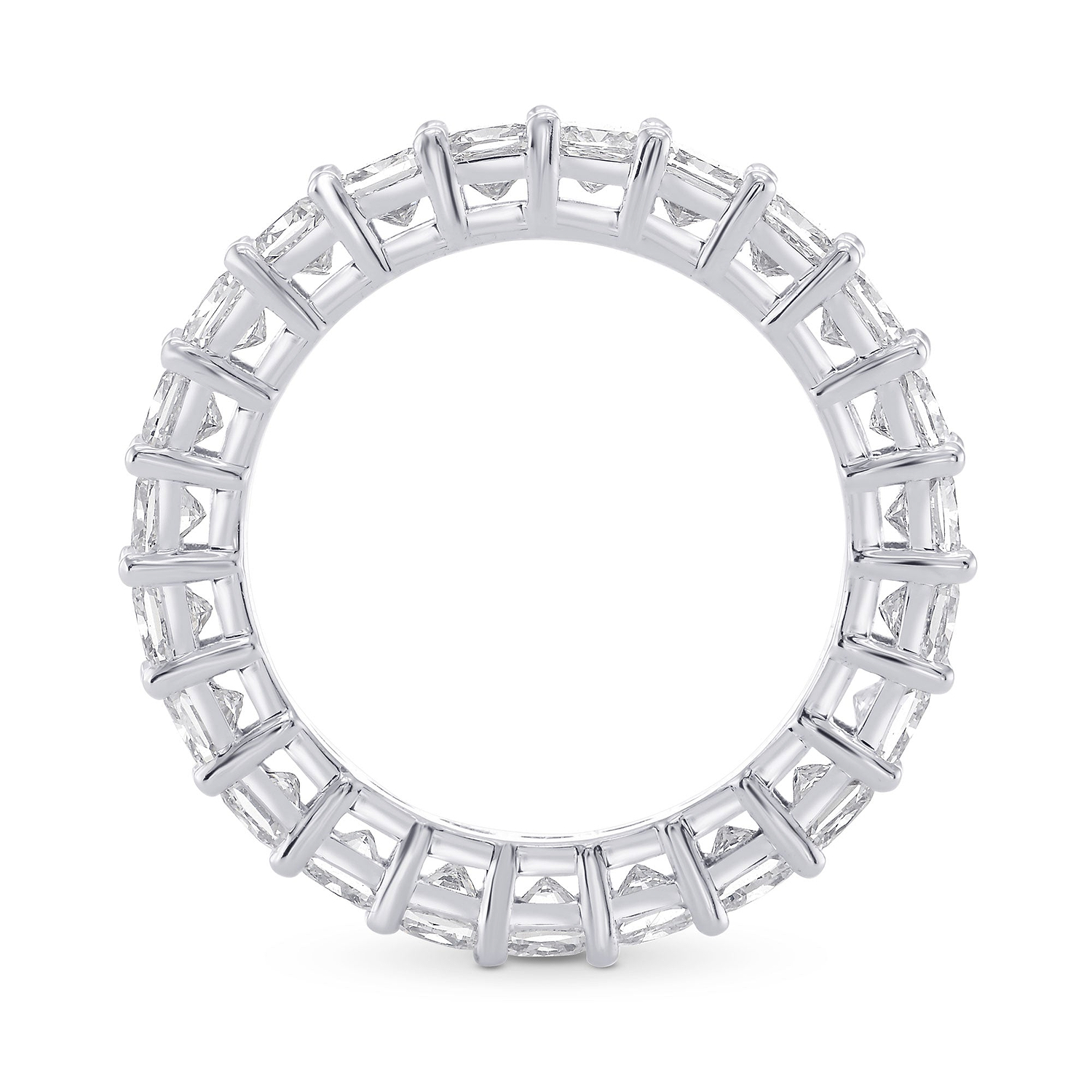 Cushion Diamond Full Eternity Band Ring