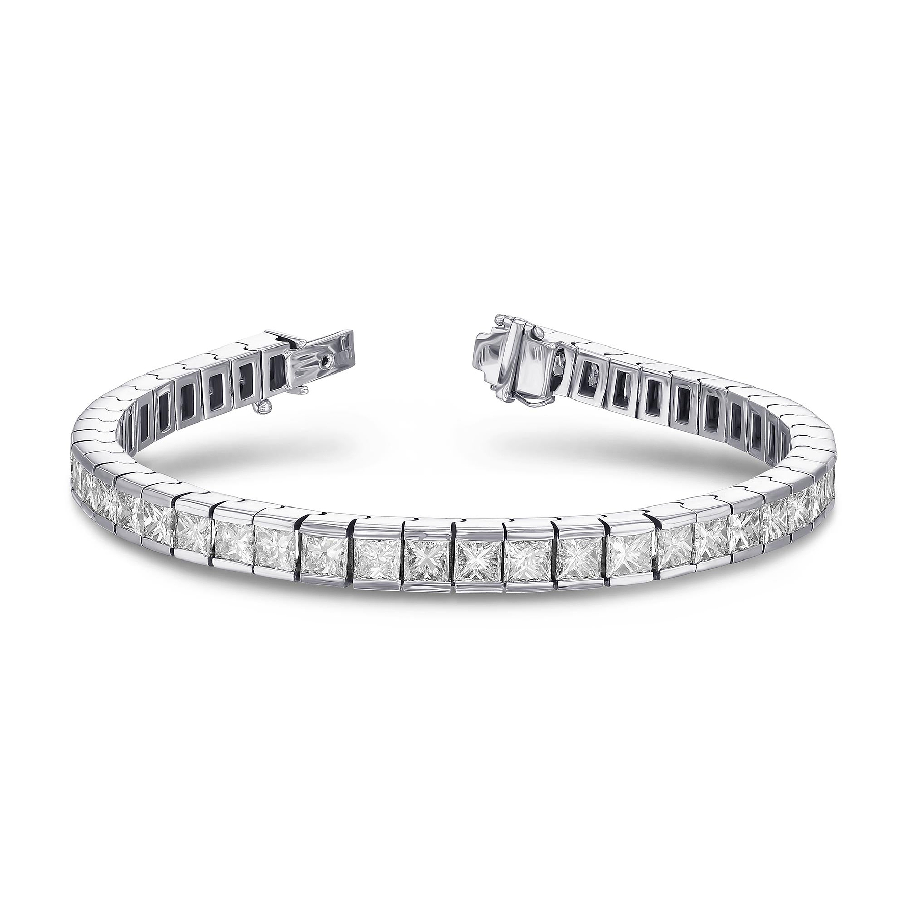 White Princess Diamond Tennis Bracelet