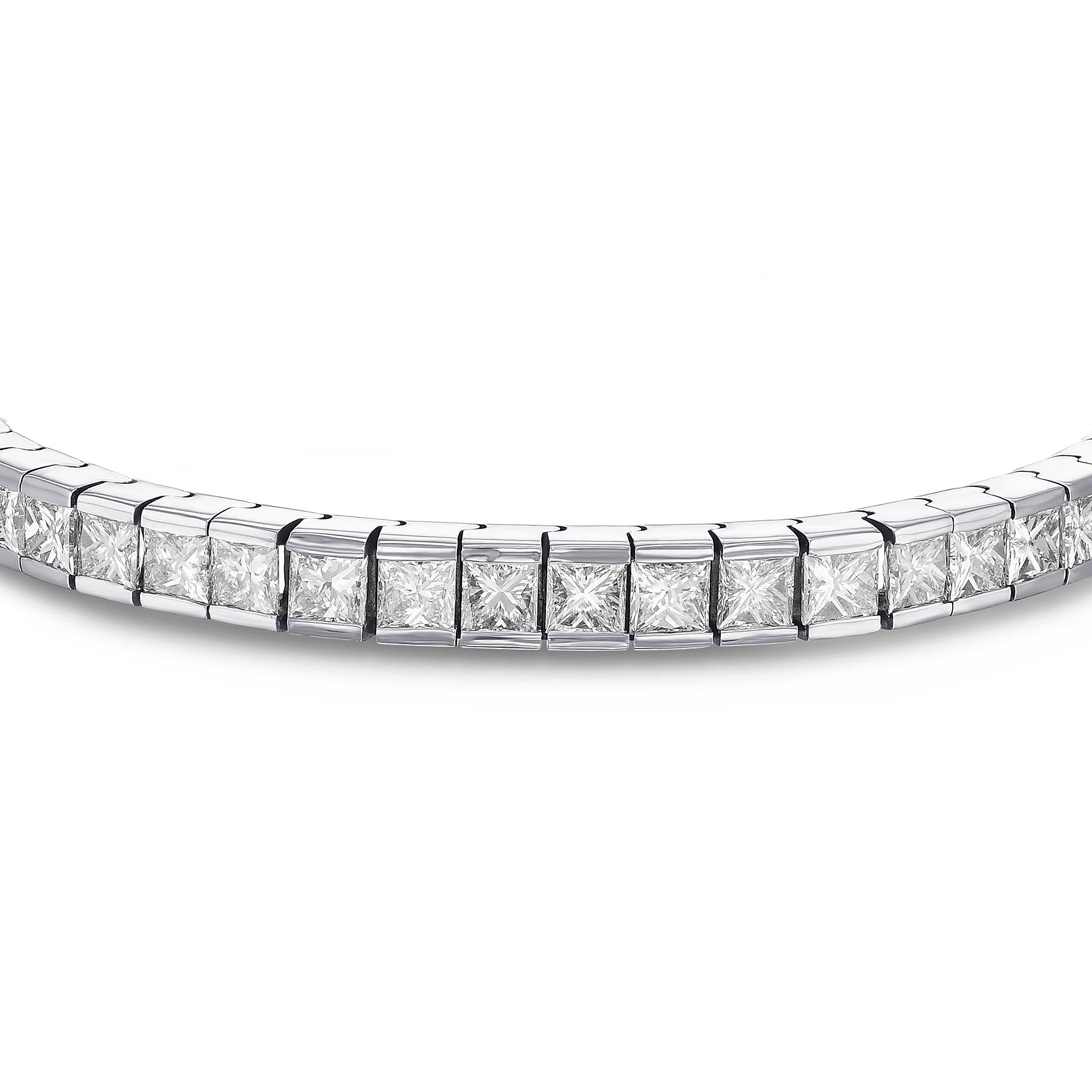 White Princess Diamond Tennis Bracelet - 3