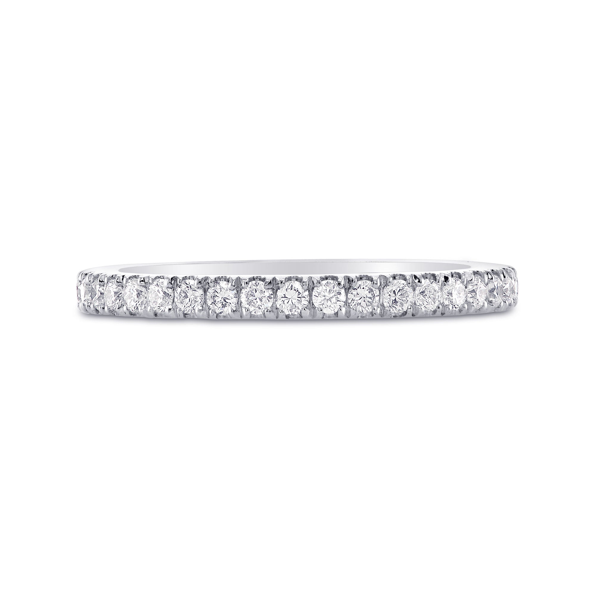 Round Diamond Platinum Band 