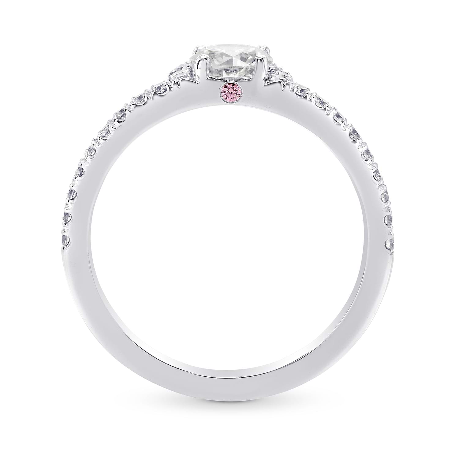 Round Brilliant Wedding Set Ring and Band