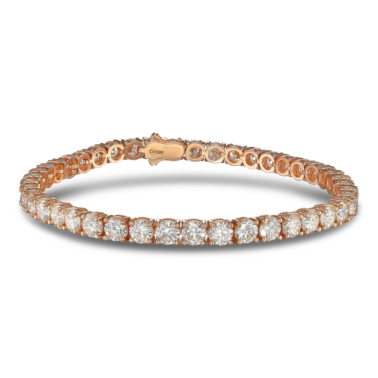 Brilliant White Diamond Prong Tennis Bracelet