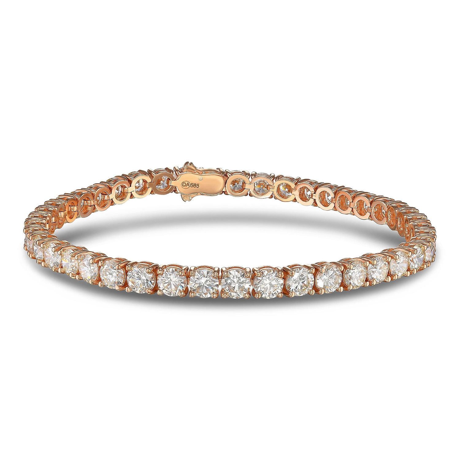 Brilliant White Diamond Prong Tennis Bracelet