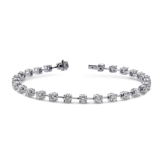 Round Brilliant Diamond Bracelet